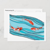 CARTE POSTALE KOI KOI (Devant / Derrière)