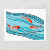 CARTE POSTALE KOI KOI (Devant)