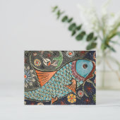 Carte postale Koi Mosaic (Debout devant)