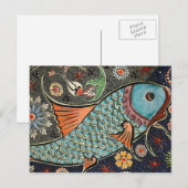 Carte postale Koi Mosaic (Devant / Derrière)