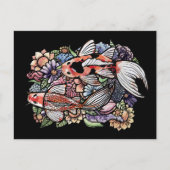 Carte Postale Koi Pond (Devant)