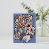 Carte Postale Koi Pond                                           (Debout devant)