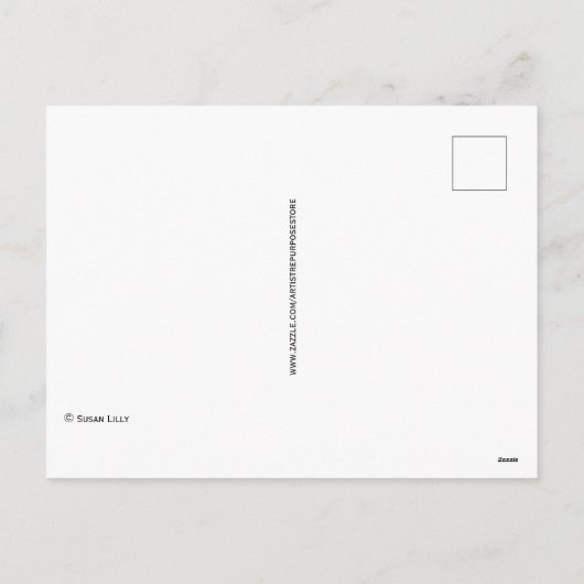 Carte postale - Koi Pond to Color (Dos)