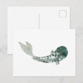 Carte postale Koi Print (Devant / Derrière)