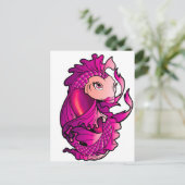 Carte Postale Koi rose (Debout devant)