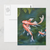 Carte Postale Koi Tranquillité (Devant / Derrière)