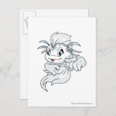 Carte Postale Koi White (Devant / Derrière)