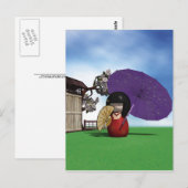 Carte Postale Kokeshi Doll (Devant / Derrière)