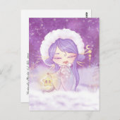 Carte Postale Kokeshi Etoile (Devant / Derrière)