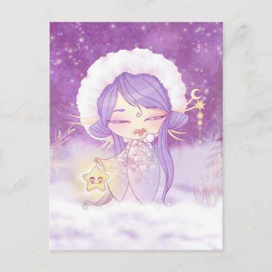 Carte Postale Kokeshi Etoile (Devant)