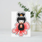 Carte Postale kokeshi-mickey-sfondo-t (Debout devant)
