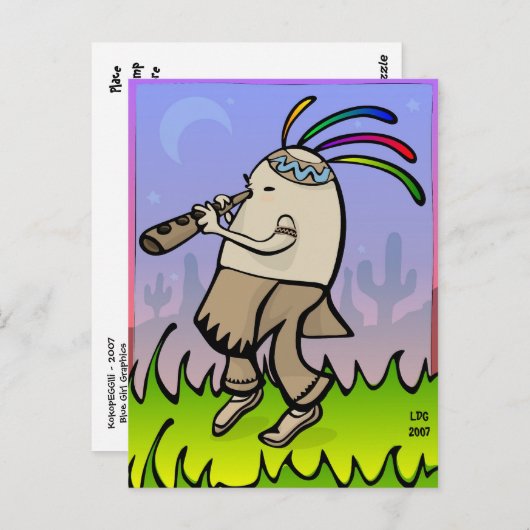 Carte Postale kokop"EGG"lli (Devant / Derrière)