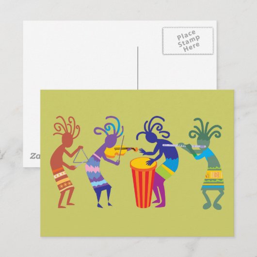 Carte postale Kokopelli (Devant / Derrière)