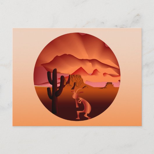 Carte Postale Kokopelli Sud-Ouest (Devant)