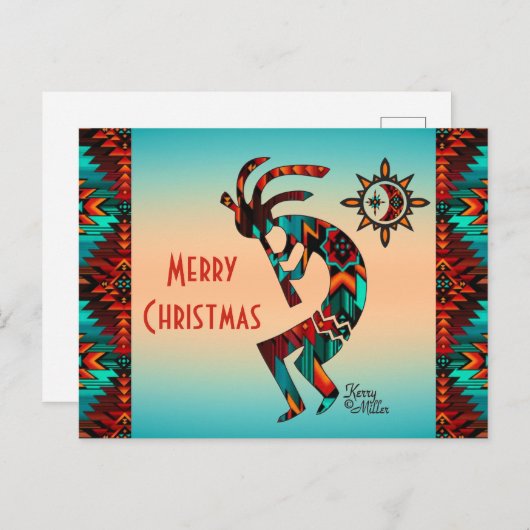 Carte postale Kokopelli Sud-Ouest (Devant / Derrière)