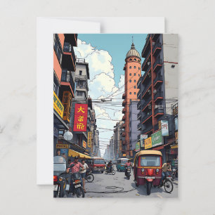 Carte Postale Kolkata, Inde centre-ville Keepsaké Souvenir