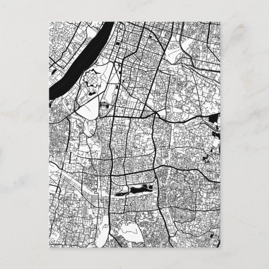 Carte Postale Kolkata West Bengal Map (Devant)