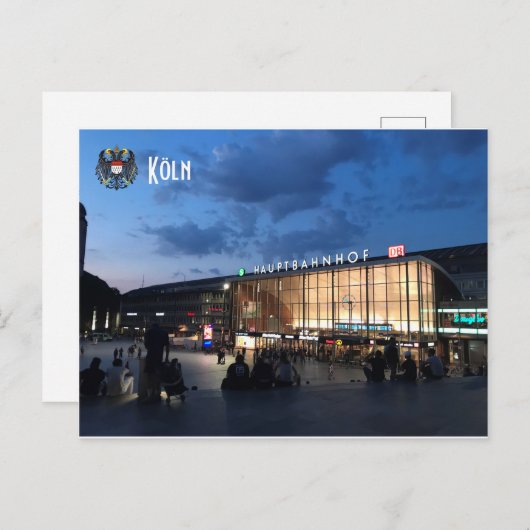 Carte Postale Koln Hauptbahnhof (Devant / Derrière)