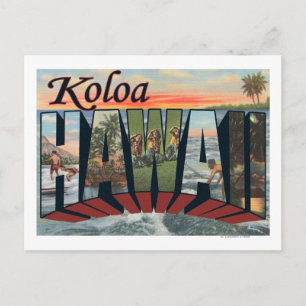 Carte Postale Koloa, HawaiiGrandes ScènesKoloa, HI