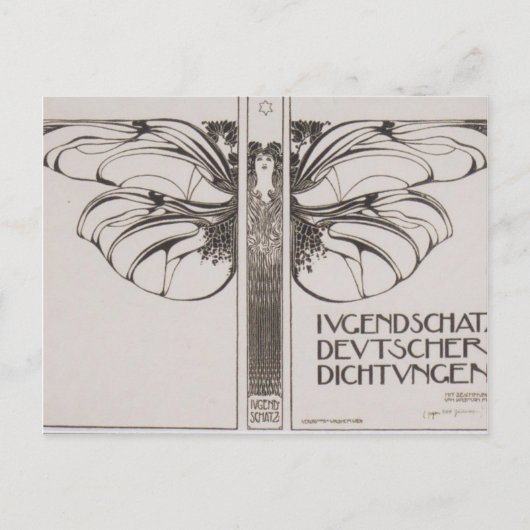 Carte Postale Koloman Moser - Ewart Felicie Jogendschatz (Devant)