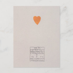 Carte Postale Koloman Moser-Livre photo pour la nièce de Ditha