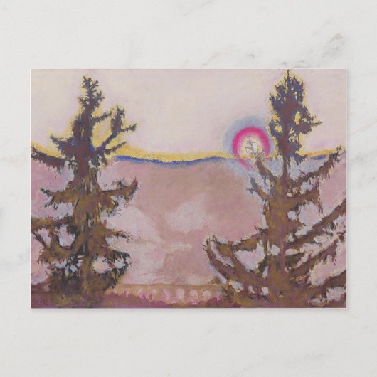 Carte Postale Koloman Moser - Paysage en Semmering (Devant)