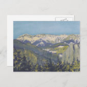 Carte Postale Koloman Moser - Paysage en Semmering (Devant / Derrière)