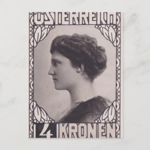 Carte Postale Koloman Moser - Stamp Design Empress Zita