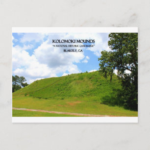 Carte Postale KOLOMOKI MOUNDS - Blakely, Géorgie