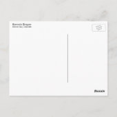 Carte Postale Komodo Dragon (Dos)