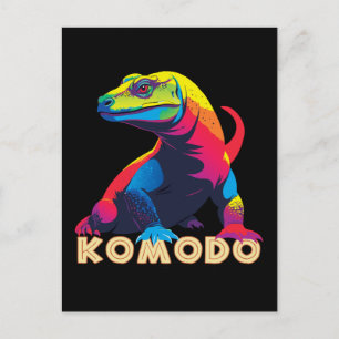Carte Postale Komodo Dragon