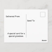 Carte Postale komodo dragon anniversaire mignon dessin animé (Dos)