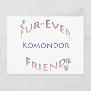 Carte Postale Komondor Furever