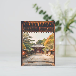 Carte Postale Komorebi - The Sun-Drenched Temple