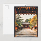 Carte Postale Komorebi - The Sun-Drenched Temple (Devant / Derrière)