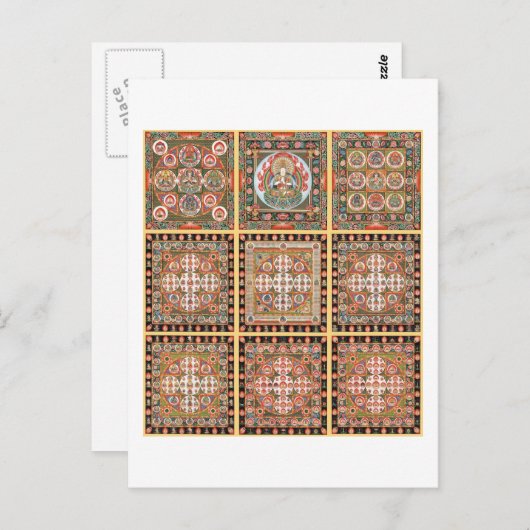 Carte Postale Kongokai Mandala (Devant / Derrière)