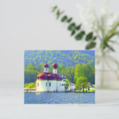 Carte Postale Königsee St Bartholomä (Debout devant)