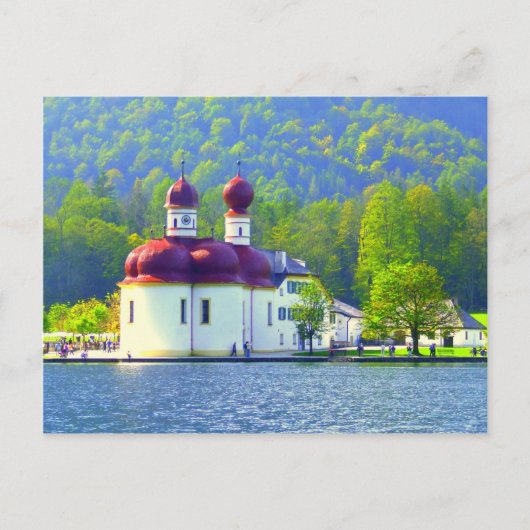 Carte Postale Königsee St Bartholomä (Devant)