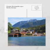 Carte postale Königssee (Devant / Derrière)