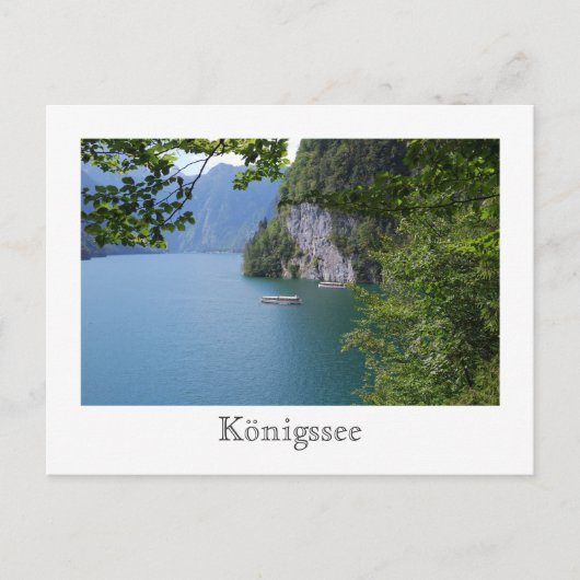 Carte postale Königssee (Devant)