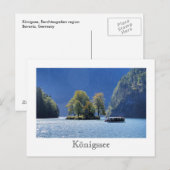 Carte postale Königssee (Devant / Derrière)