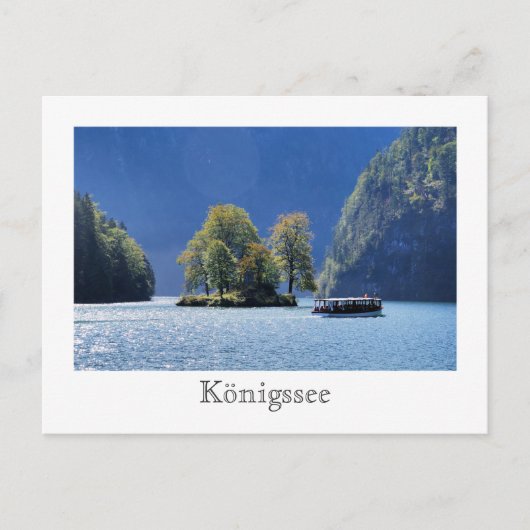 Carte postale Königssee (Devant)