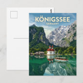 Carte Postale Königssee Allemagne (Devant / Derrière)