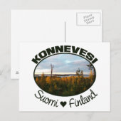 Carte postale Konnevesi (Devant / Derrière)