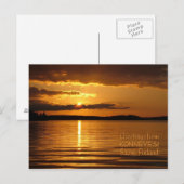 Carte postale Konnevesi Sunset (Devant / Derrière)