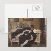 Carte Postale Konstantin Somov - Une femme qui dort (Devant / Derrière)