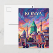 Carte Postale Konya Turquie (Devant / Derrière)