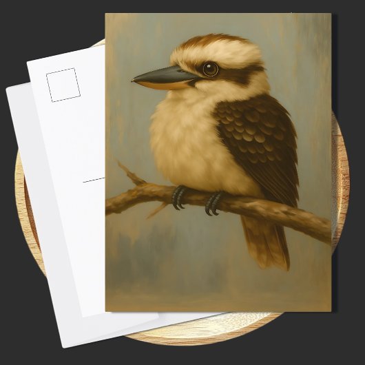 Carte postale Kookaburra | Imprimer Australian Bir