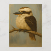 Carte postale Kookaburra | Imprimer Australian Bir (Devant)
