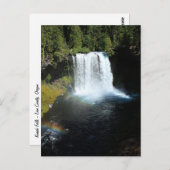 Carte postale Koosah Falls Oregon Waterfall (Devant / Derrière)